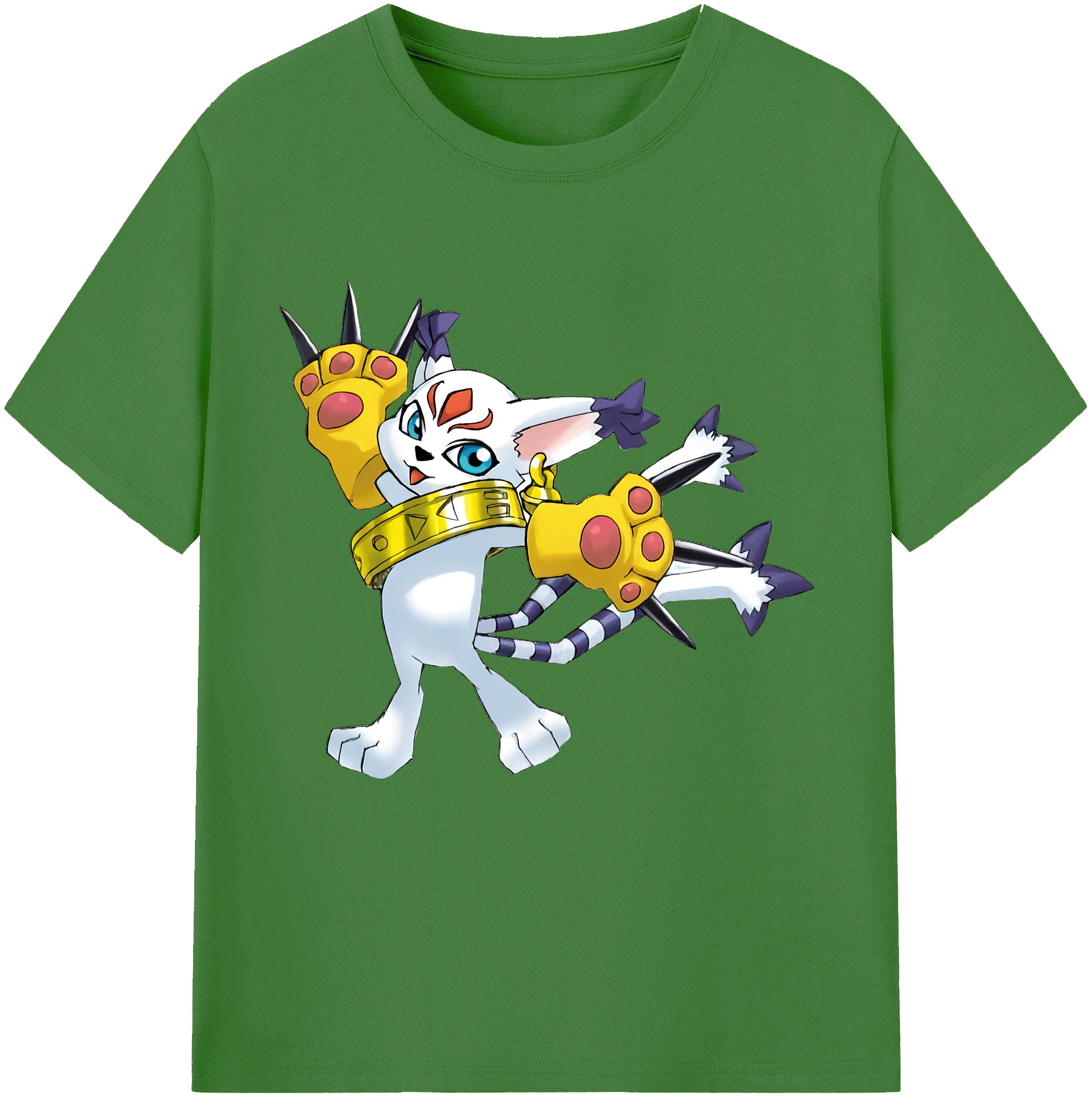 （画像用） Digimon デジタルモンスター/デジモン レディースカジュアルプリントTシャツ（綿100％）